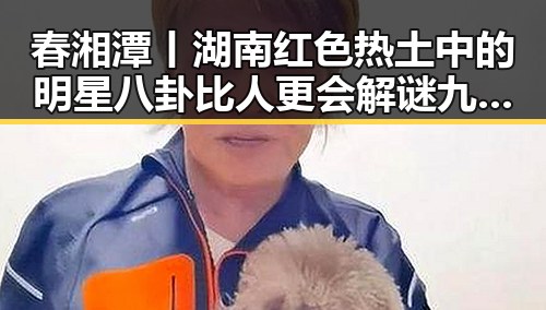春湘潭丨湖南红色热土中的明星八卦比人更会解谜九一吃瓜引发的反差对比